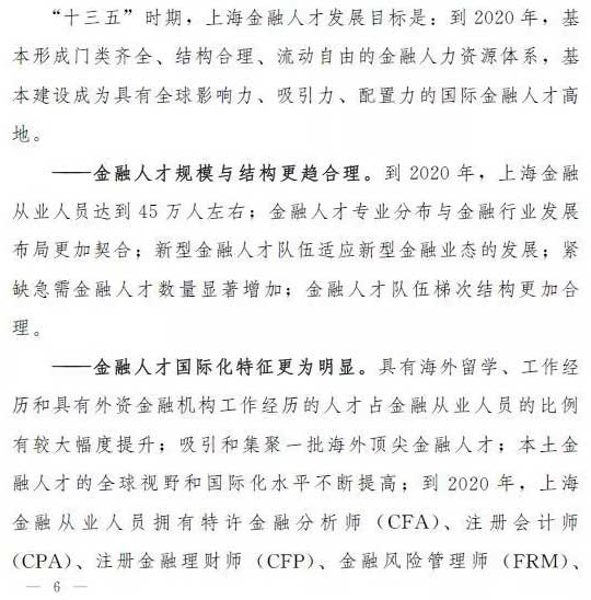 CFA福利政策