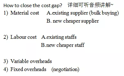 ACCA PM科目考前精讲之目标成本法